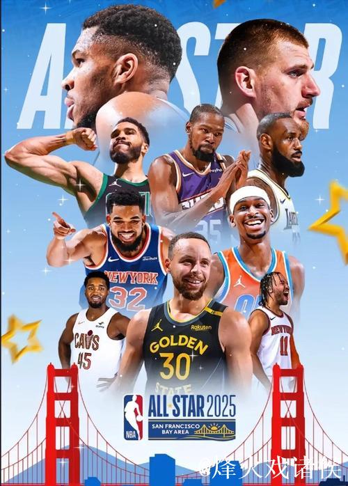 NBA2025全明星首发阵容公布:詹杜库再度联手